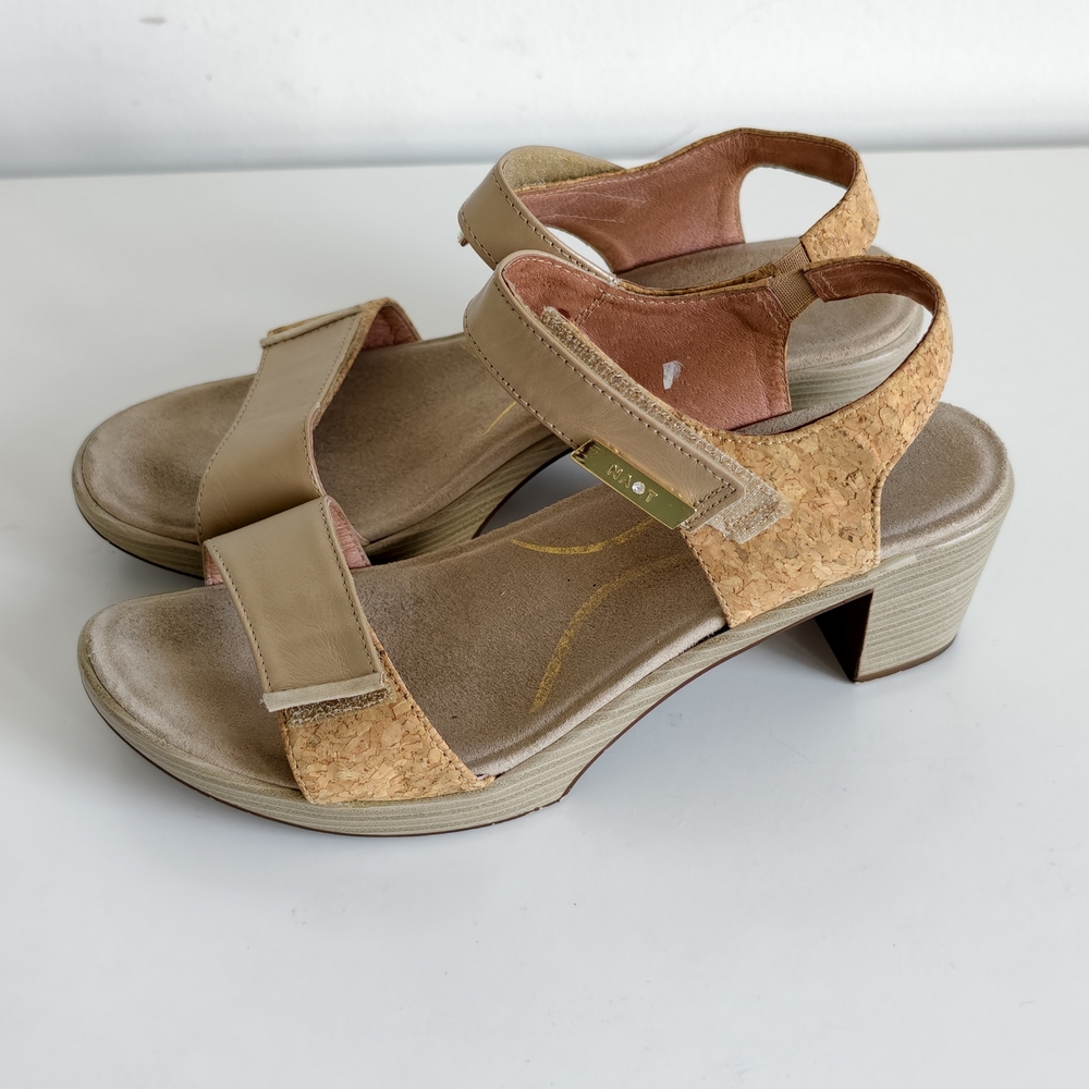 Naot Tan Cork Sandals for Women